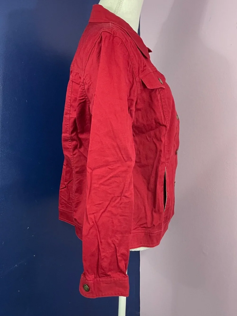 Christopher & Banks Red Utility Jacket